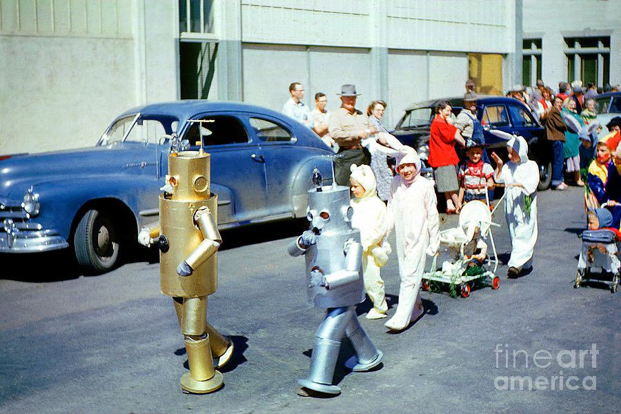 The Parade of the Robot Kids 1959 Digital Art by Photovault Archives
