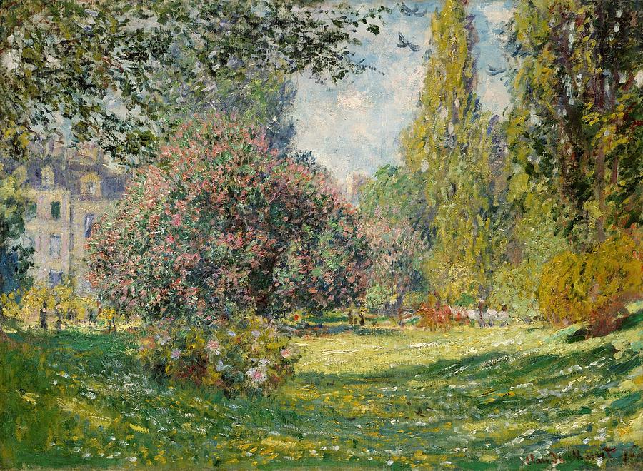 Claude Monet Painting - The Parc Monceau by Claude Monet