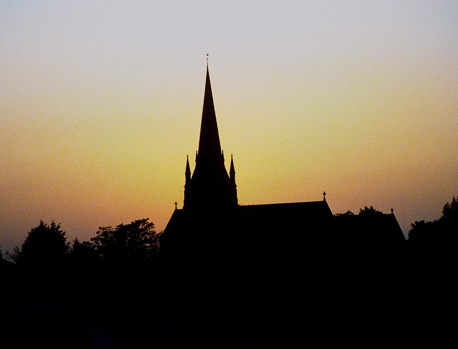 The Parish Church of Saint Marys Longfleet at Sunset Photograph by Gordon James