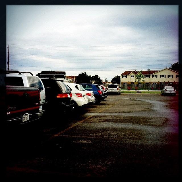 W40 Photograph - The Parking Lot #hipstamatic #watts #w40 by Sharon Wilkinson