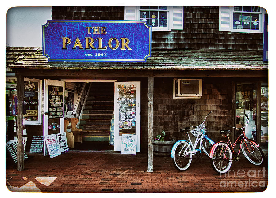 Brick Photograph - The Parlor on LBI by Mark Miller