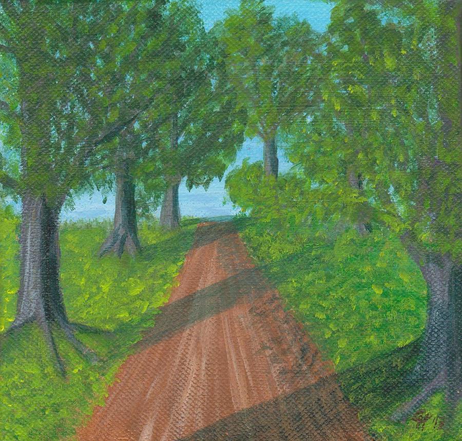 Nature Painting - The Path by Cathy Pierce Payne