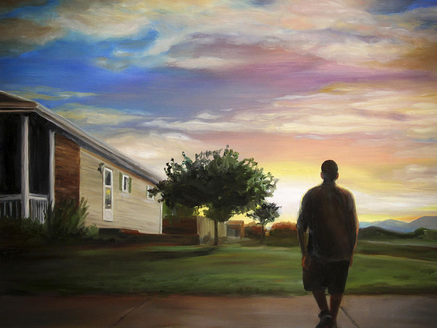 The Path Home Painting by Emily Olson