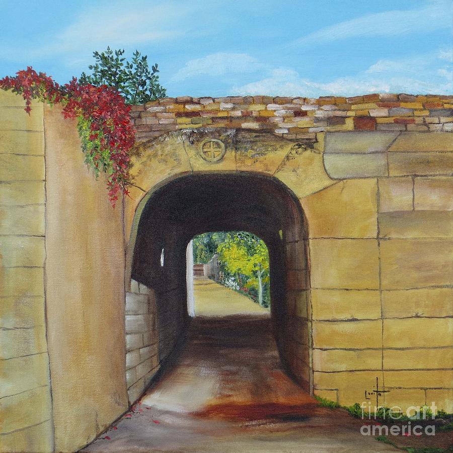 France Painting - The Path by Lorita Montgomery