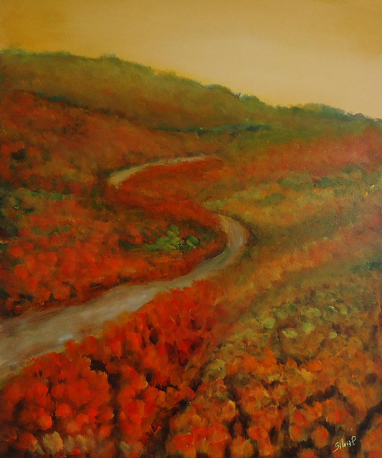 The path Painting by Silvia Philippsohn
