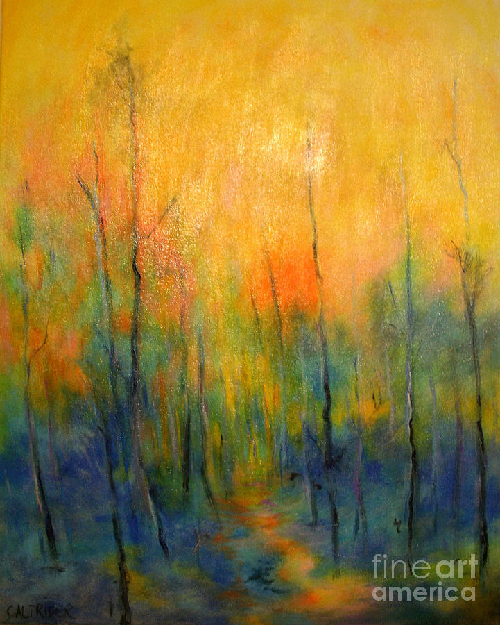 The Path to Forever Painting by Alison Caltrider