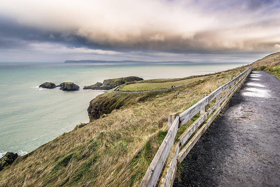 Landscape Photograph - The path to heaven Ballintoy Northern Ireland by Giuseppe Milo