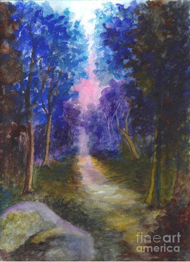 The Path Up Yonder Painting by Carol Wisniewski