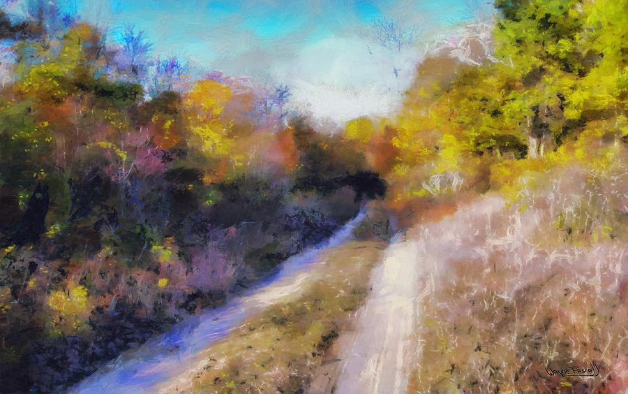 The Path Painting by Wayne Pascall