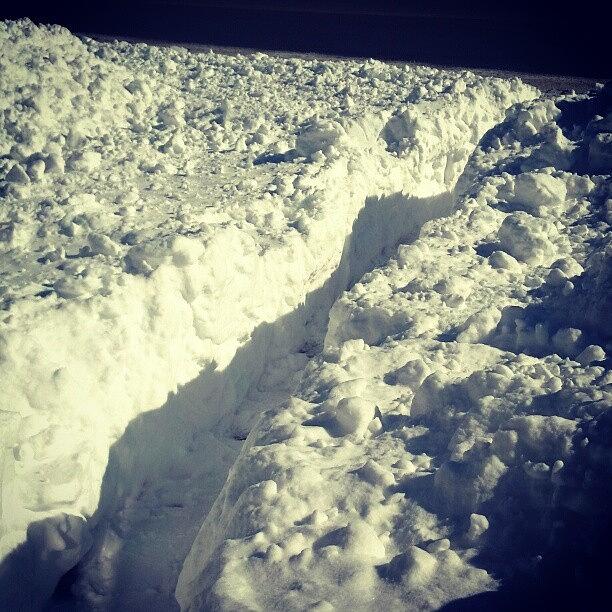 The Pathway I Dug Last Night. After Photograph by Tyler Foran