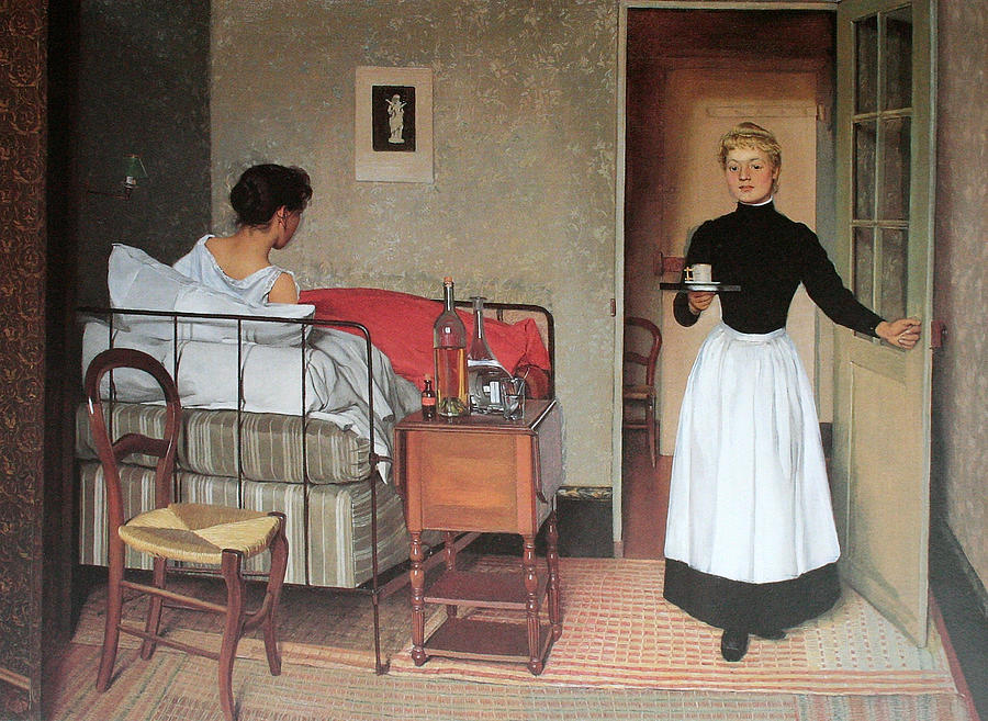 The Patient Painting by Felix Vallotton