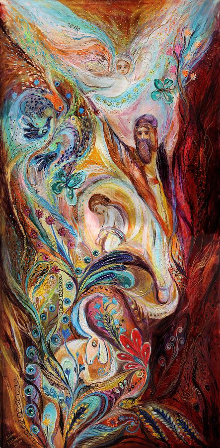 Judaica Store Painting - The Patriarchs Series - Abraham by Elena Kotliarker Judaica Store Painting - The Patriarchs Series - Abraham by Elena Kotliarker