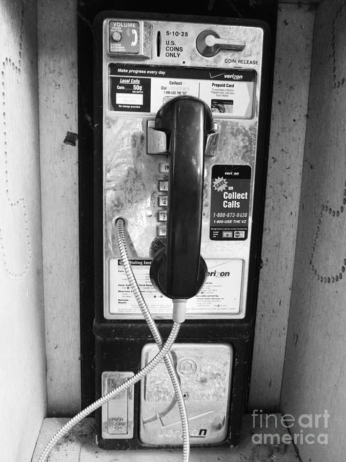 The Payphone  Photograph by Susan Carella