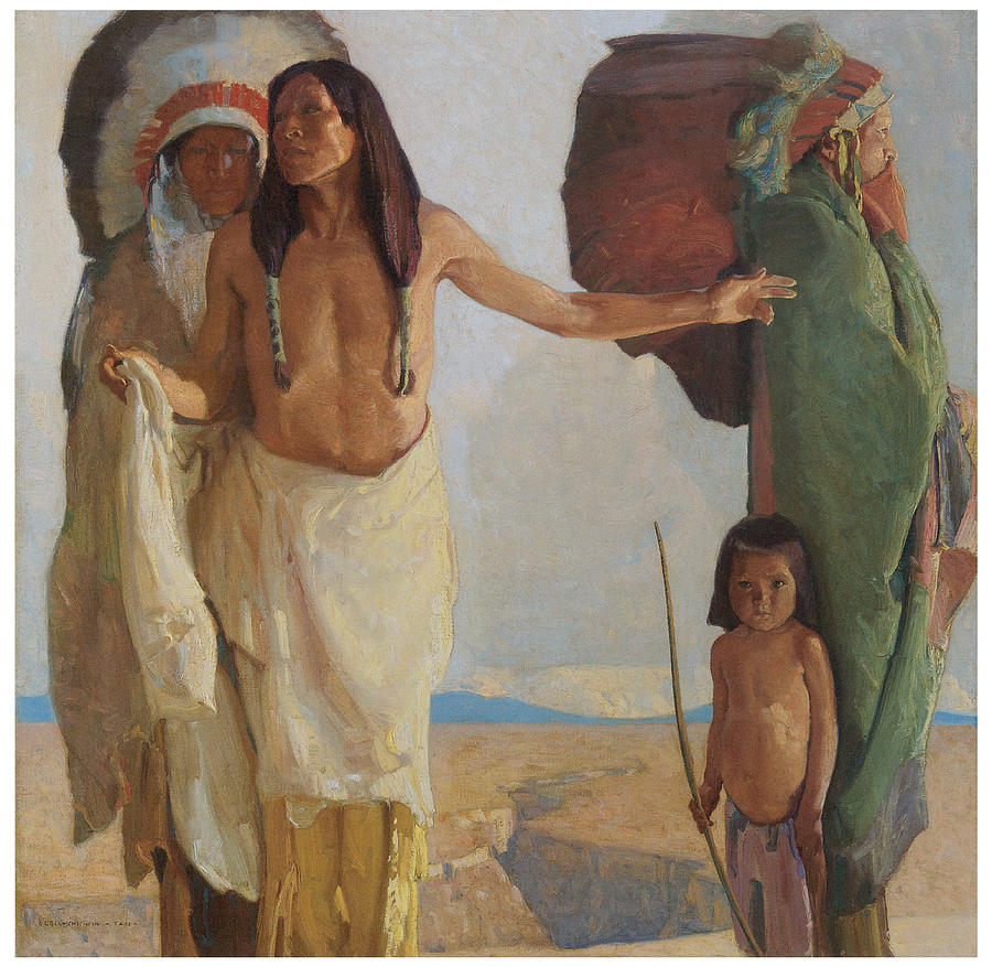 Native American Painting - The Peacemaker by Ernest L Blumenschein