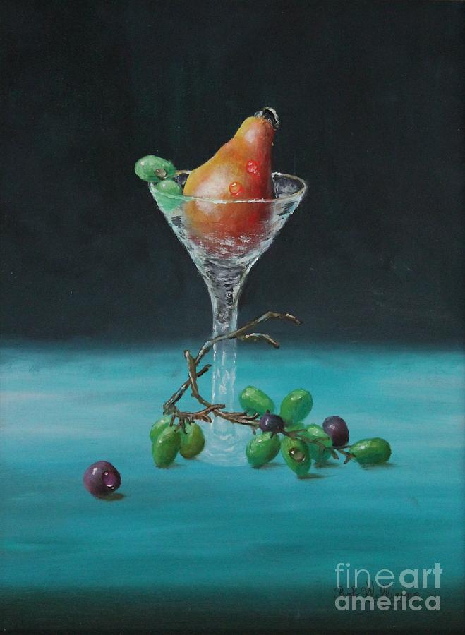 The Pear Martini Painting by Bob Williams