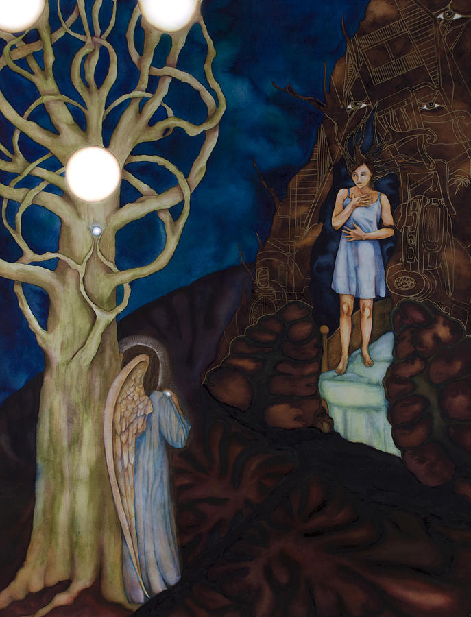 Precious Pearl Painting - The Pearl by Rebecca Barham Precious Pearl Painting - The Pearl by Rebecca Barham