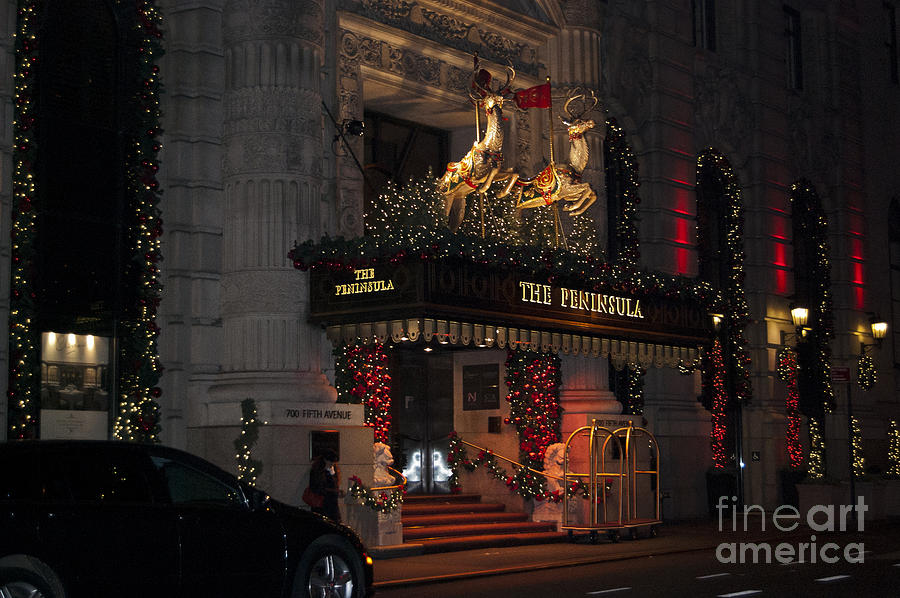 The Peninsula At Christmas Photograph by Steve Purnell