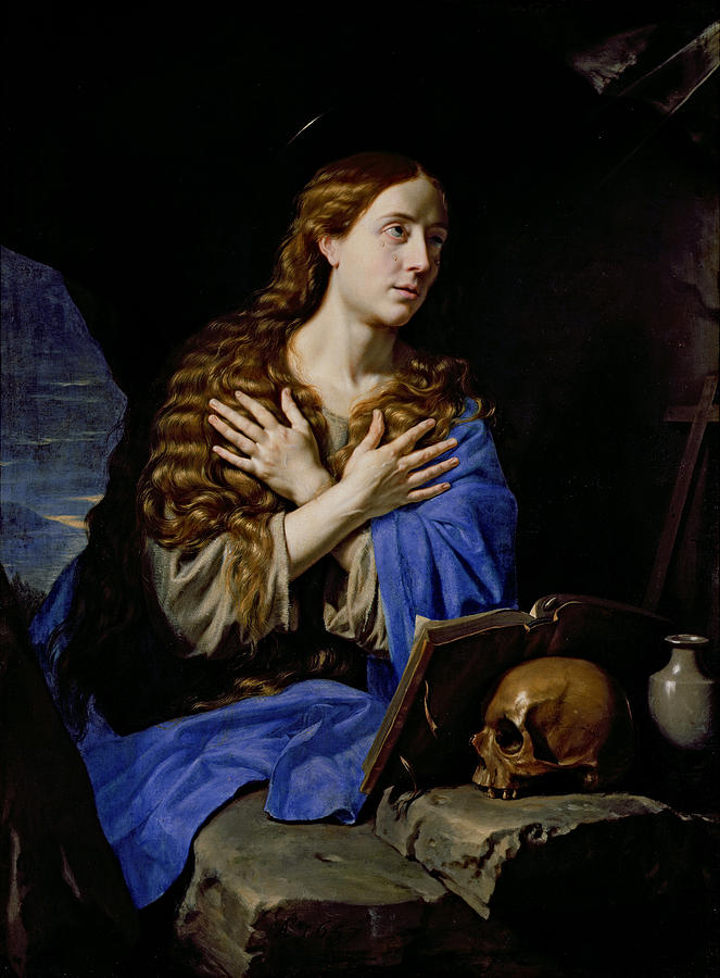 The Penitent Magdalene 1657 Oil On Canvas Photograph By Philippe De   The Penitent Magdalene 1657 Oil On Canvas Philippe De Champaigne 