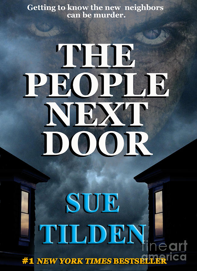 Graphic Design Photograph - The People Next Door faux book cover by Mike Nellums