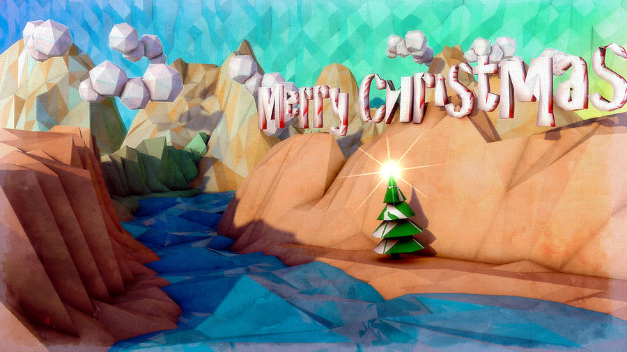 The Perfect Christmas Tree Digital Art by Adam Vance