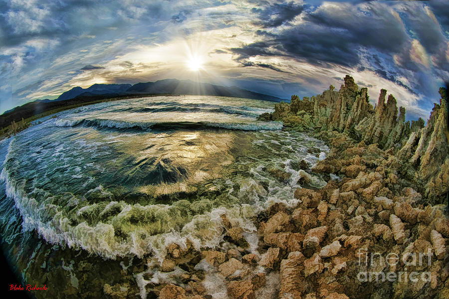 The Perfect Mono Lake Wave Photograph by Blake Richards