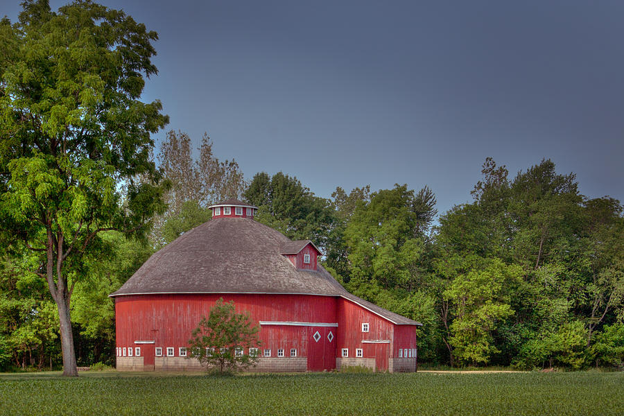 The Perfect Round Barn Photograph by Marvin Mast