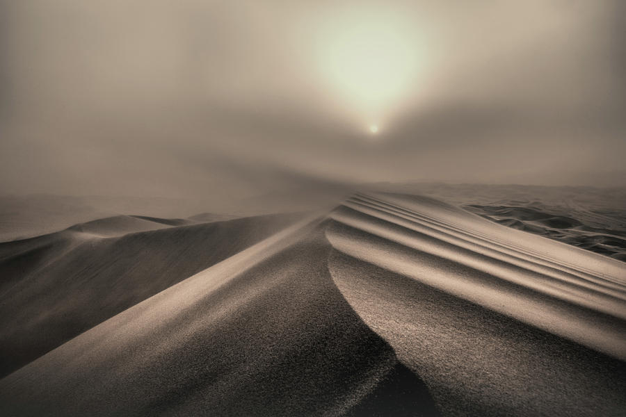 Abstract Photograph - The Perfect Sandstorm by Michel Guyot