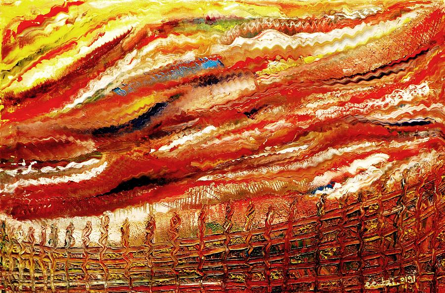 The Perfect Storm Painting by Ben Asayag The Perfect Storm Painting by Ben Asayag