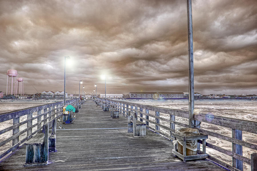 Pier Photograph - The Perfect Storm by Betsy Knapp