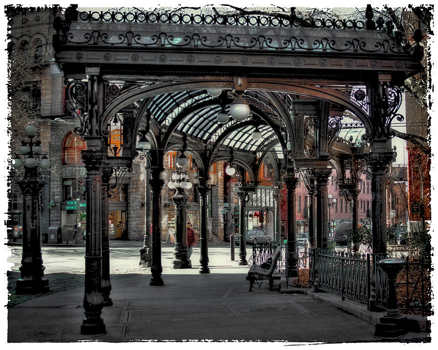 The Pergola - Pioneer Square in Seattle Photograph by David Patterson