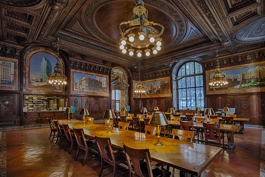 The Periodical Room At The New York Public Library Photograph by Susan Candelario