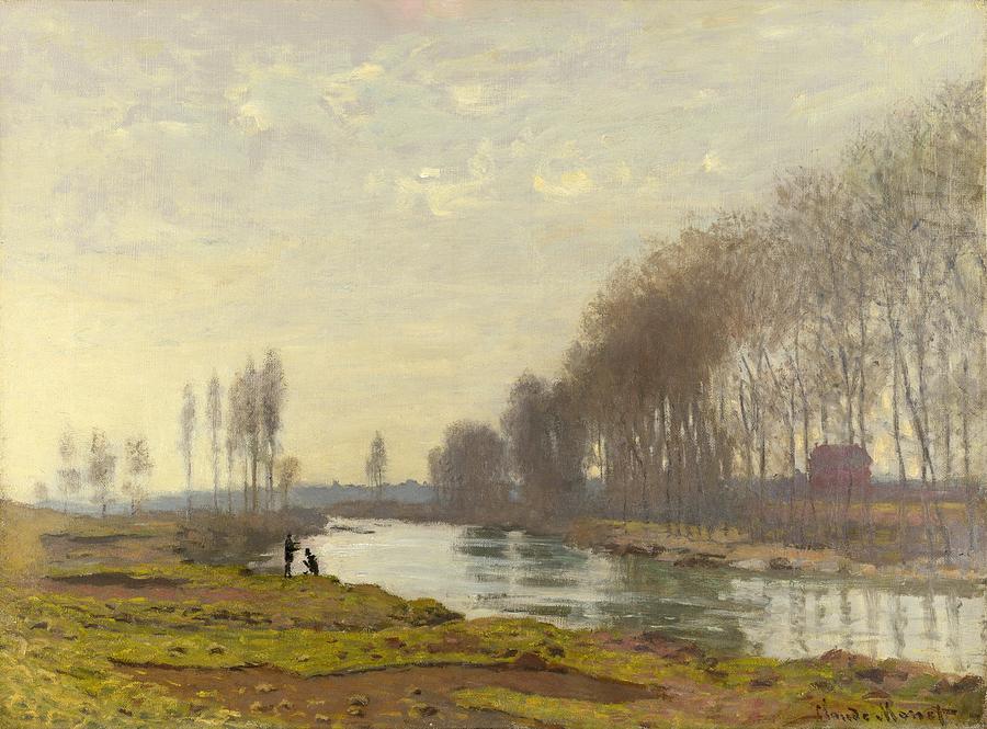 Claude Monet Painting - The Petit Bras of the Seine at Argenteuil by Claude Monet