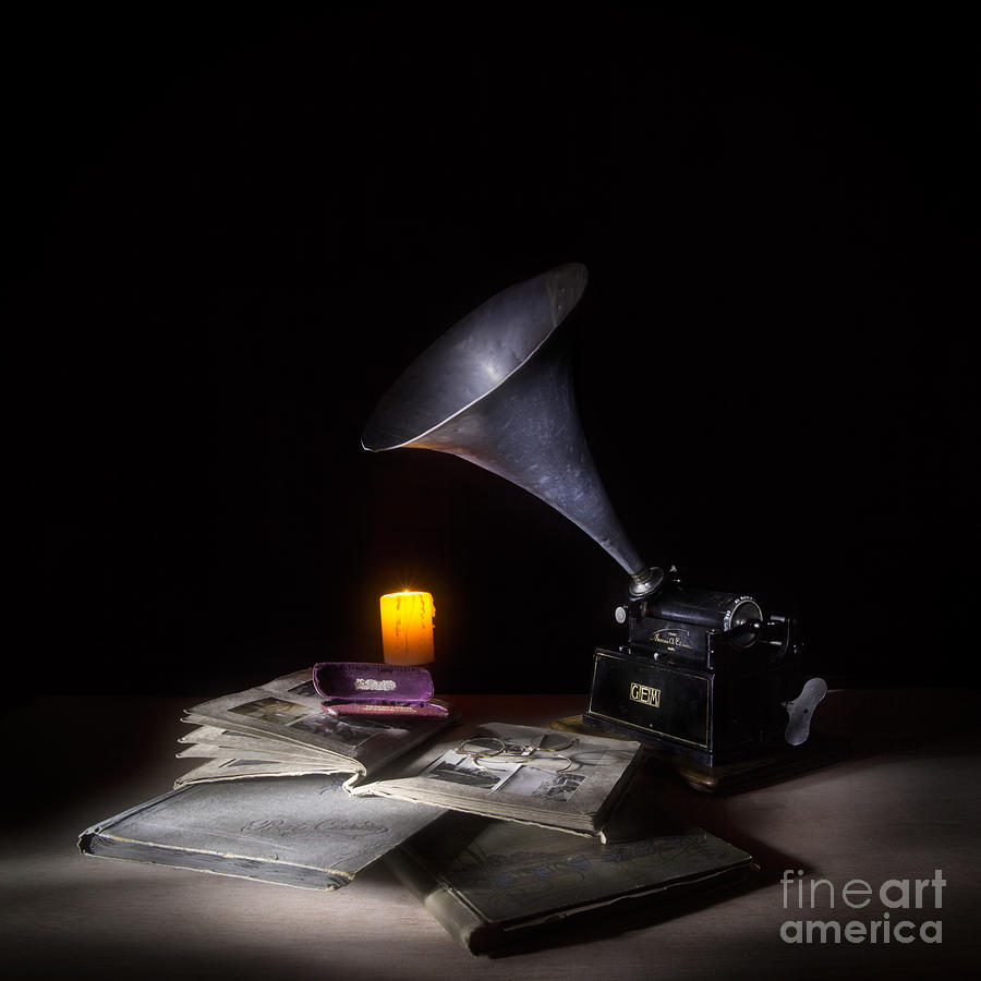 Music Photograph - The Phonograph 4  by Ann Garrett