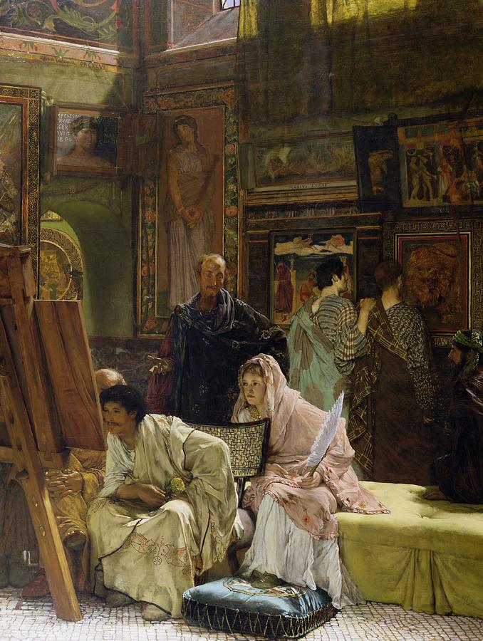 The Picture Gallery, 1874 Painting by Lawrence Alma-Tadema