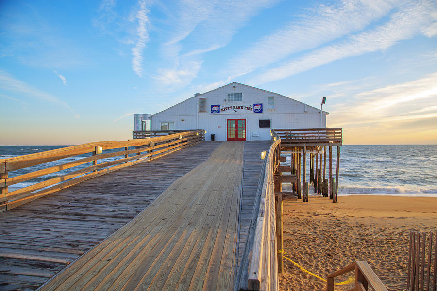 The Pier At Kitty Hawk Photograph