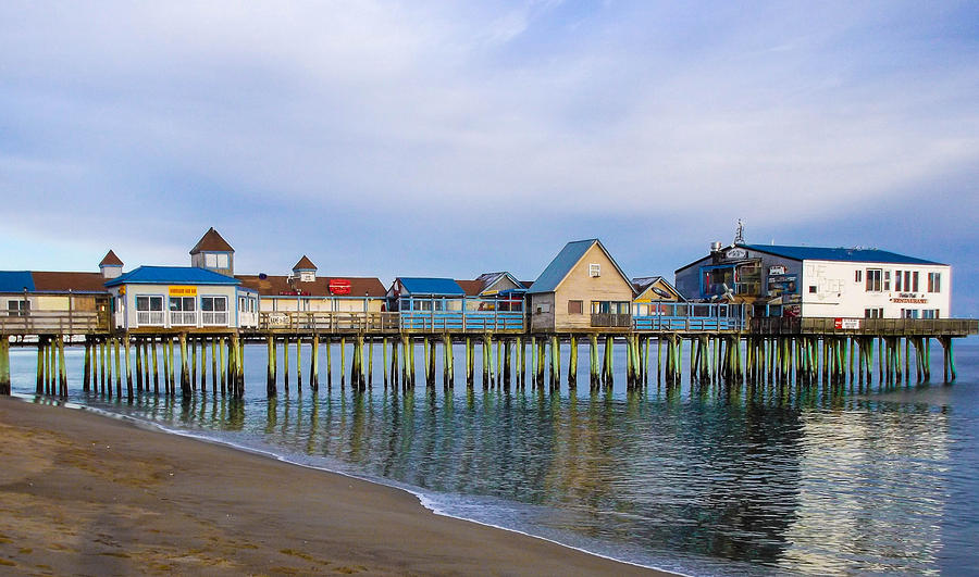 The Pier At Old Orchard Beach Photograph By Andrew Dimmitt   The Pier At Old Orchard Beach Andrew Dimmitt 