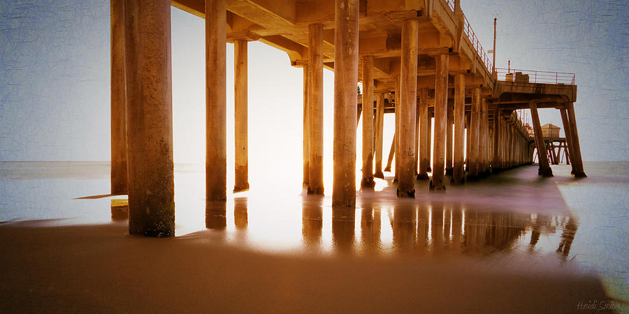The Pier Photograph by Heidi Smith