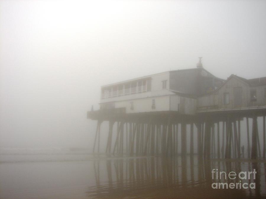 The Pier on a Foggy Day Photograph by Cristina Stefan