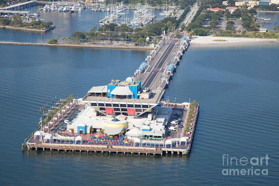 City Photograph - The Pier St Petersburg Florida by Bill Cobb