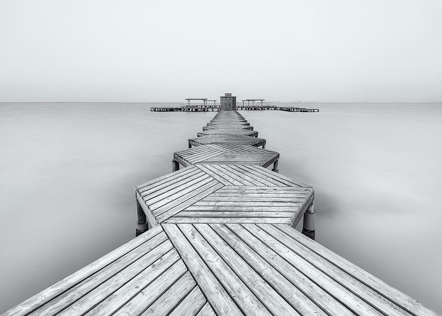 The Pier Photograph by Xavier Garci