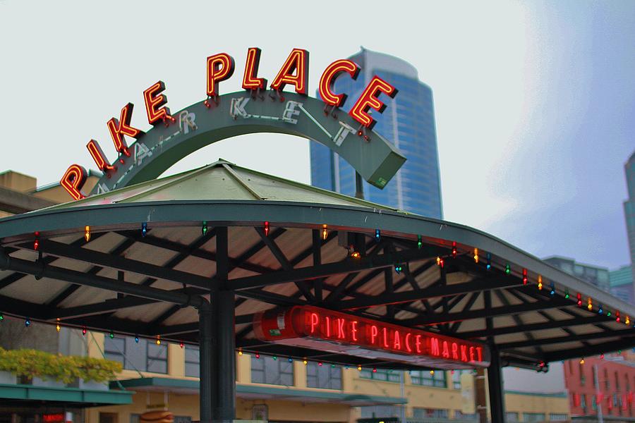 Seattle Photograph - The Pike Place by Tony Castle