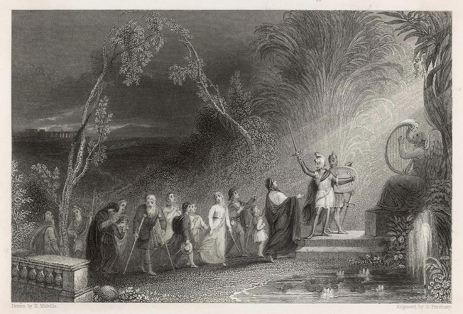 The Pilgrims Drawing by Mary Evans Picture Library Fine Art America