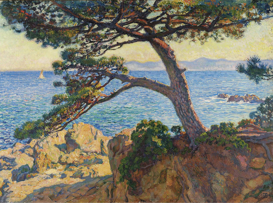 The Pin Of Fossette Painting By Theo Van Rysselberghe