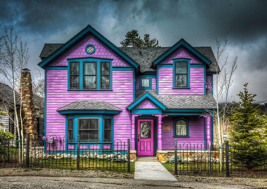 The Pink House Photograph by Paul Beckelheimer