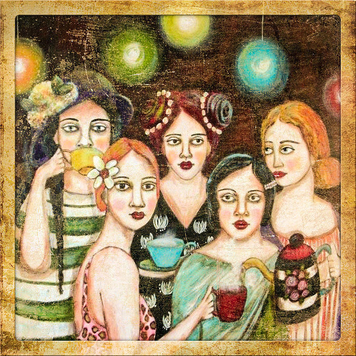 The Pink Ladies Painting by Shannon Nicole | Fine Art America