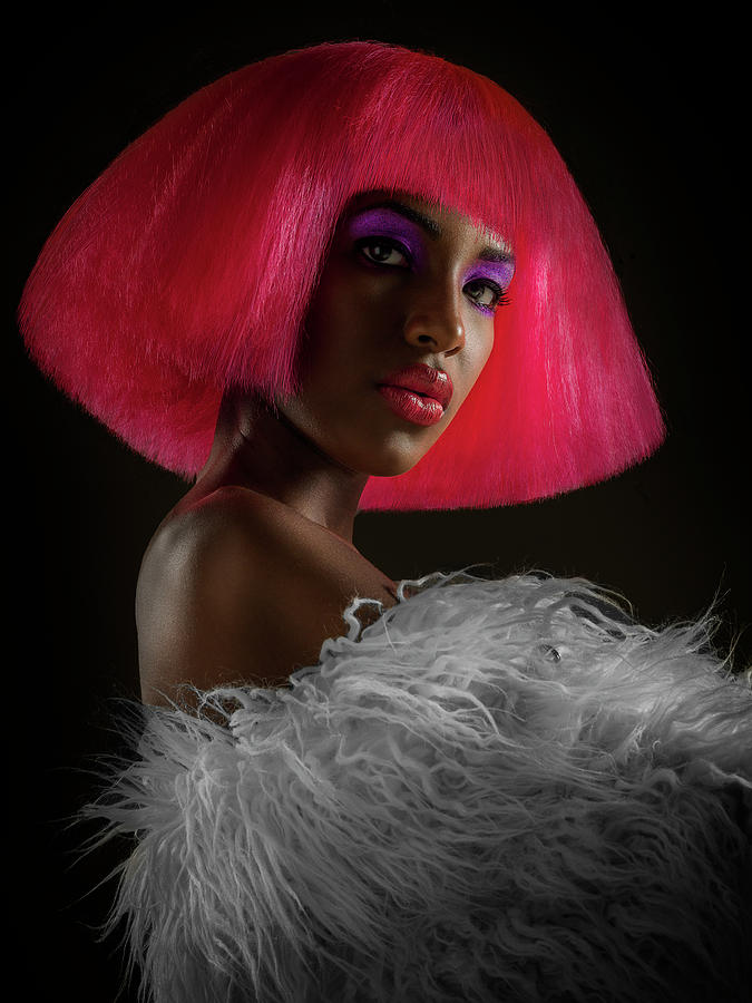 Studio Photograph - The Pink Panther by Jackson Carvalho Studio Photograph - The Pink Panther by Jackson Carvalho