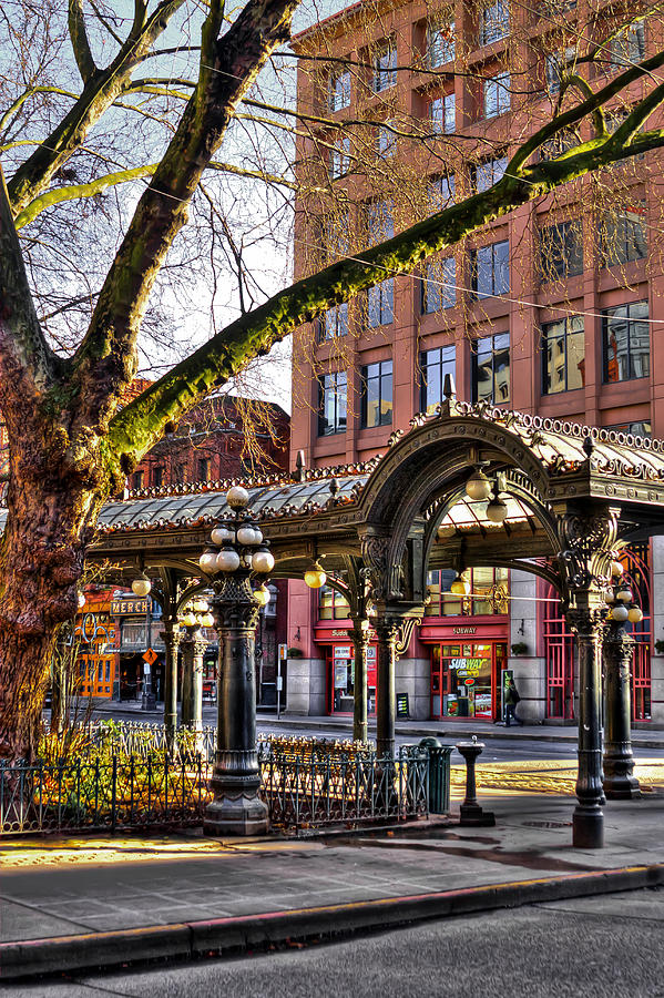 The Pioneer Square Pergola - Seattle Photograph by David Patterson