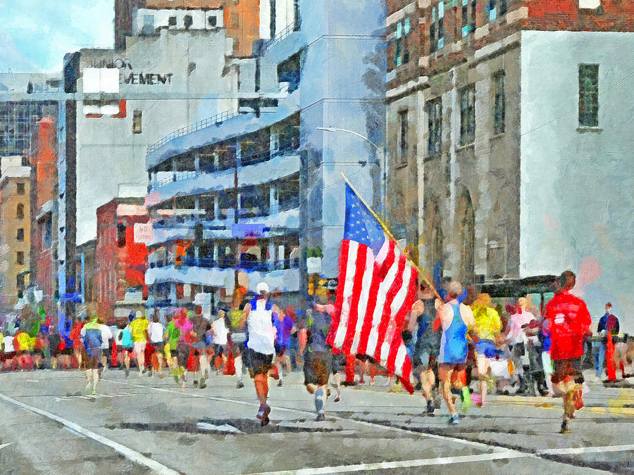 The Pittsburgh Marathon  Digital Art by Digital Photographic Arts