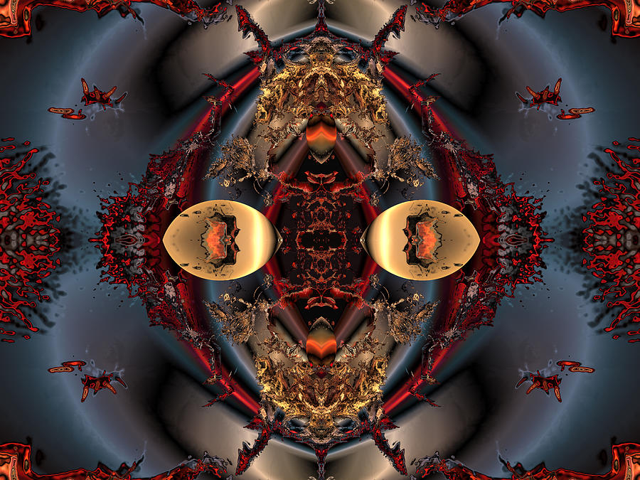 Abstract Digital Art - The place of reconciliation by Claude McCoy