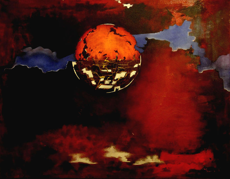 The Planets Nest Painting by Adalardo Nunciato  Santiago